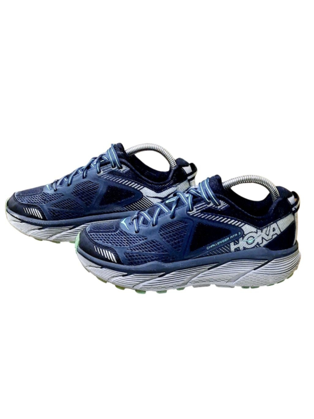 Hoka One One Challenger ATR 3 Shoes Women 8 Blue Trail Running Sneakers 1014762